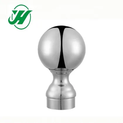 Stainless steel handrail top balls