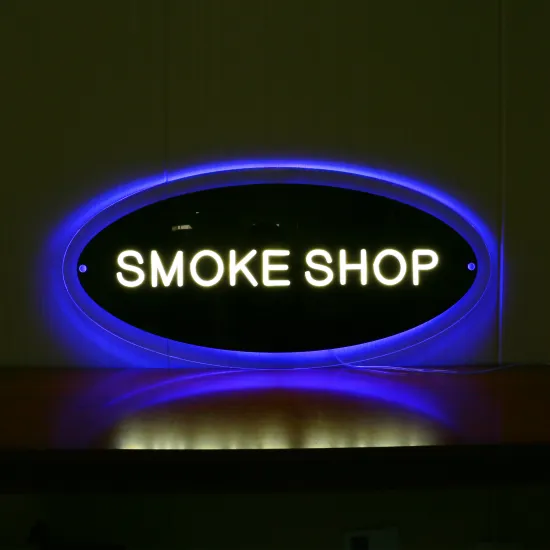 Custom LED Sign Shop Name Board Design for Outdoor Business Illuminated Front Lit Store Front Signs