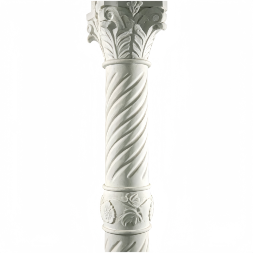 White Marble Gazebo Integrated Benches Classic Fluted Column