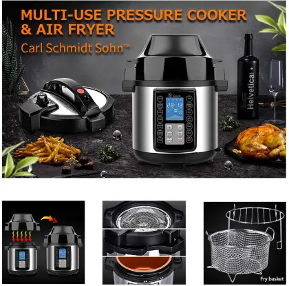 Instant Multi-Cooking Appliances: Electric Air Fryer Pressure Cooker