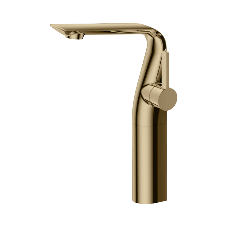 Single lever basin tap tall