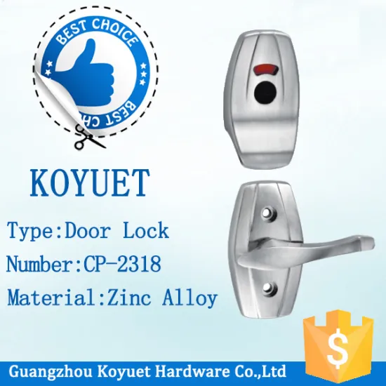 Wholesale Hot Factory Directly Zinc Alloy Toilet Door Indicator Lock