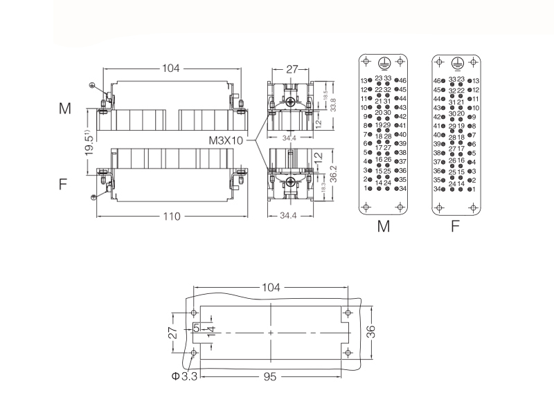 HEE Heavy Duty Connector