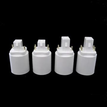 GX24Q to E26/E27 Lampholder Adapter Socket Converter