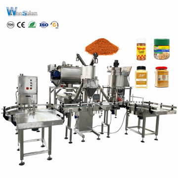 Automatic Moringa Powder Spice Powder Seasoning Bottle Filling Packing Machine