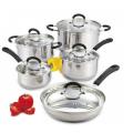 Kitchenware 10PCS Stainless Steel Cookware Set