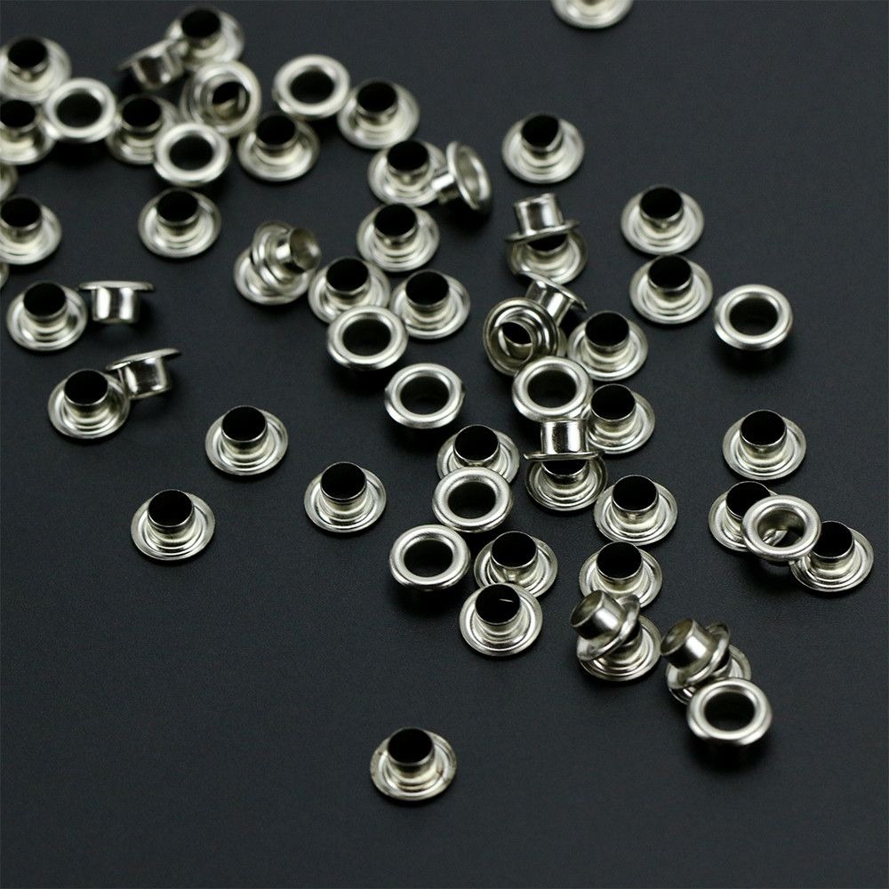 100pcs Scrapbook Eyelets Round Inner Hole 5mm Metal eyelets For Scrapbooking embelishment garment clothes eyelets,Apparel Sewing
