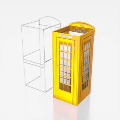 High-Quality Metal Phone Booths for Wedding Decorations, Events & Party Enhancements in London