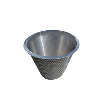 Wedge Wire Cone Filter Sieve for Sugarcane Centrifuge