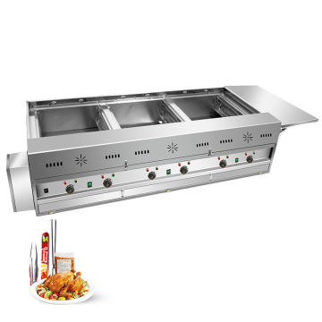 Forno di pollo a rotazione automatica commerciale