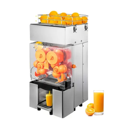 Professional Commercial Fruit Juicer: Lime, Orange, Citrus, and Lemon Squeezer Machine