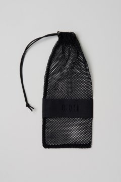 custom polyester mesh handle drawstring bag