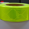 Naai op 5cm PVC witte hoogglans reflecterende tape voor werkkleding