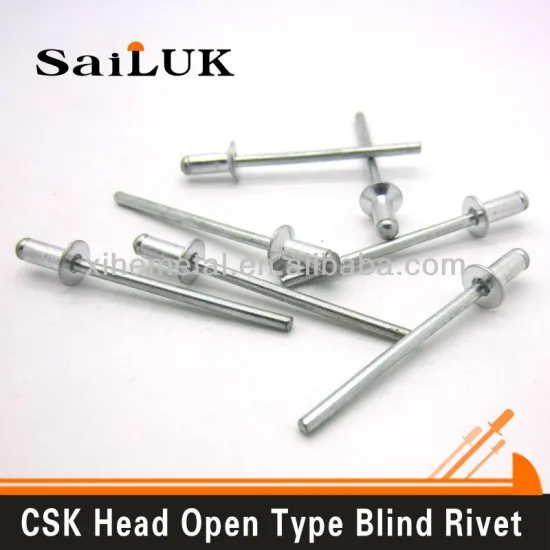 Waterproof aluminum csk blind rivets /Different Types of Rivets