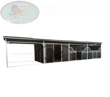 Portable Horse Stables: Temporary Stalls with Bamboo Inserts