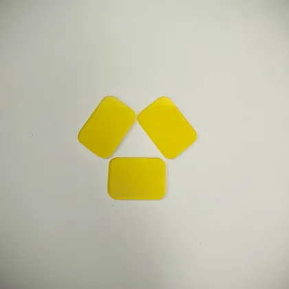 Longpass Yellow Golden Filter Optical Glass JB470