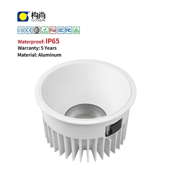 Aluminum Housing LED Ceiling Downlight: 5 Year Warranty, Anti-glare, 12w-42w, Waterproof IP65