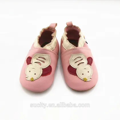 sweet soft sole leather baby shoes bees design baby leather moccasins