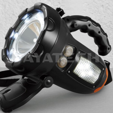 Led Search Spot Light Led Halogen Option Battery Rechargable Portable 