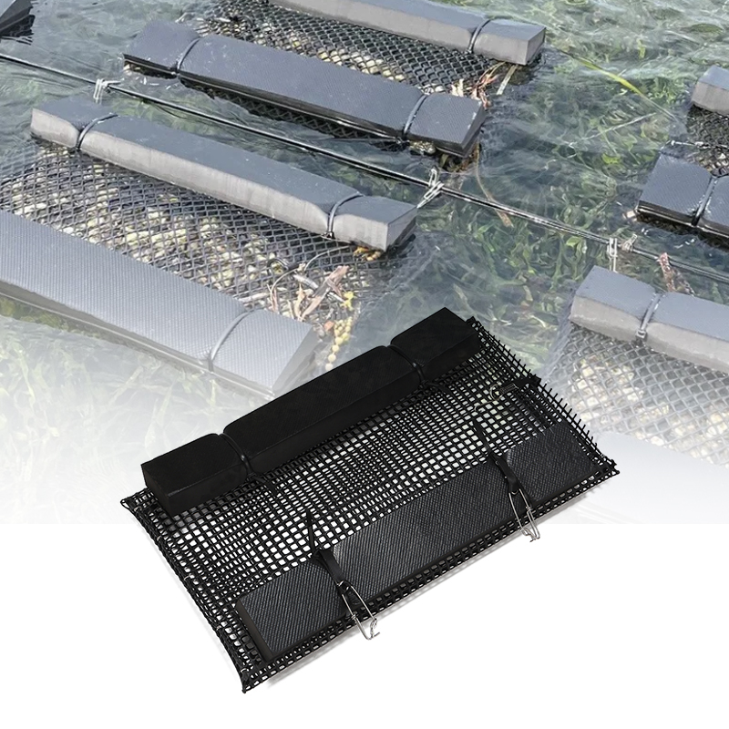 Sustainable Oyster Cultivation Floating Bags and Baskets