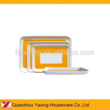 YAXING melaine 8"X5.5" fruits tray
