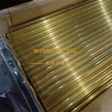 Deformable round brass tubes for crash systems