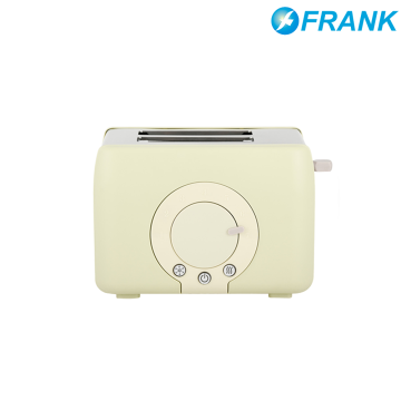 Cream Pale Yellow Browning Level Wide Bread Toaster