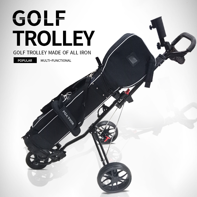 golf trolley 3 wheel