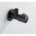 Blackened stainless steel hot and cold angle valve water heater and washing machine toilet corner valve