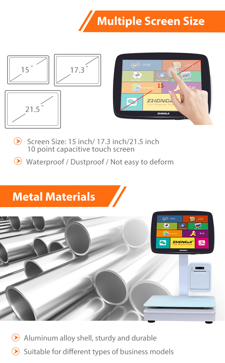 Touchable Intelligence Ai Pos System With Integrated Cash Register And ...