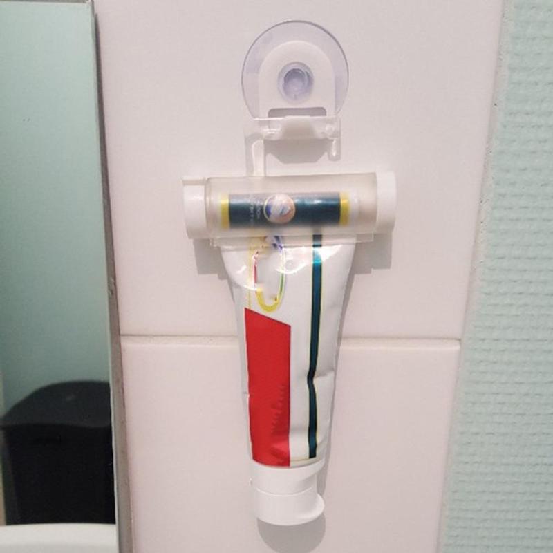 Rolling Squeezer Toothpaste Dispenser Tube Sucker Holder Dental Cream Bathroom Accessories Manual Syringe Gun Dispenser