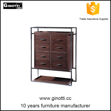 Modern simple design solid wood kitchen cabinet