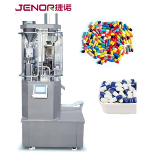 Máquina de enchimento totalmente automático de aço inoxidável compacta da cápsula NJP-400 automática