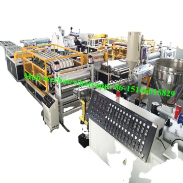 ASA/PMMA/PVC Glazed Roof Tile Sheet Extrusion Making Machine / Production Line