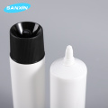 safe and durable lubricant grease gear oil packaging tube with nozzle