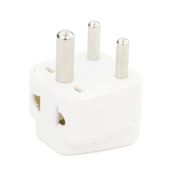 Universal India Plug Adapter Kit - 2 Gang Socket Travel Converter Plug Type D