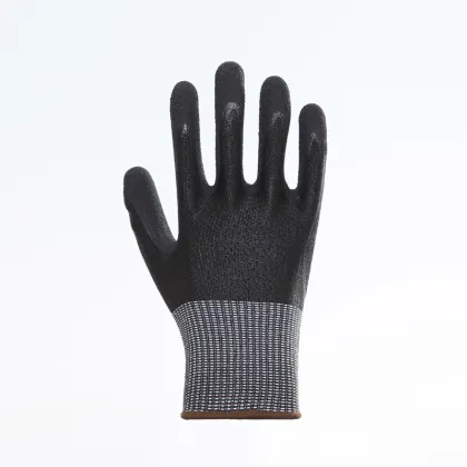 Nature Cow Grain Leather Working Safety Gloves