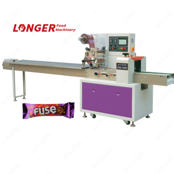 Granola Protein Bar och Chocolate Candy Packaging Machine