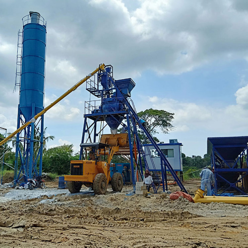 HZS25 Planta de lotes de concreto de baixo custo para venda