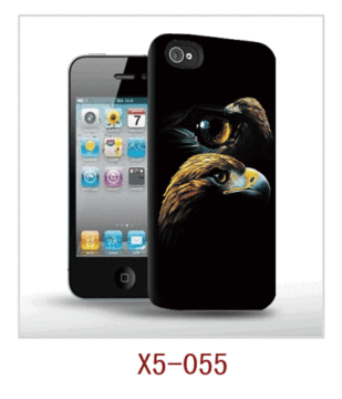 Kartal resmi Iphone5 3d durumda, pc Case kauçuk kaplı, 3d resim, birden fazla renk durumlarda kullanılabilir