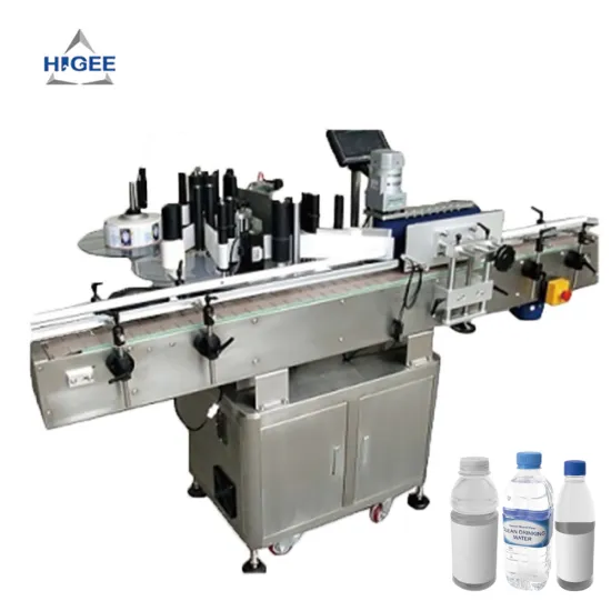 Automatic Self-Adhesive Labeling Machine for Flat and Round Bottles
