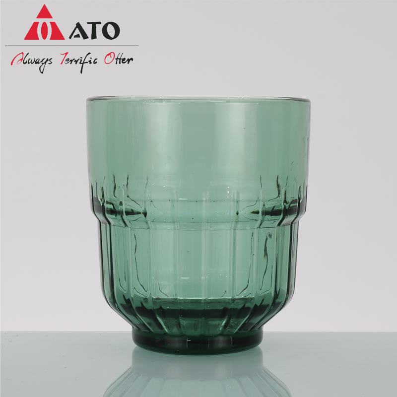 ATO Household high-value striped glass wine glass