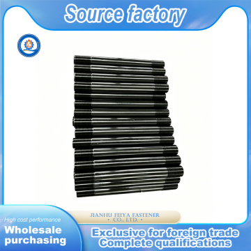 Double end stud black finish
