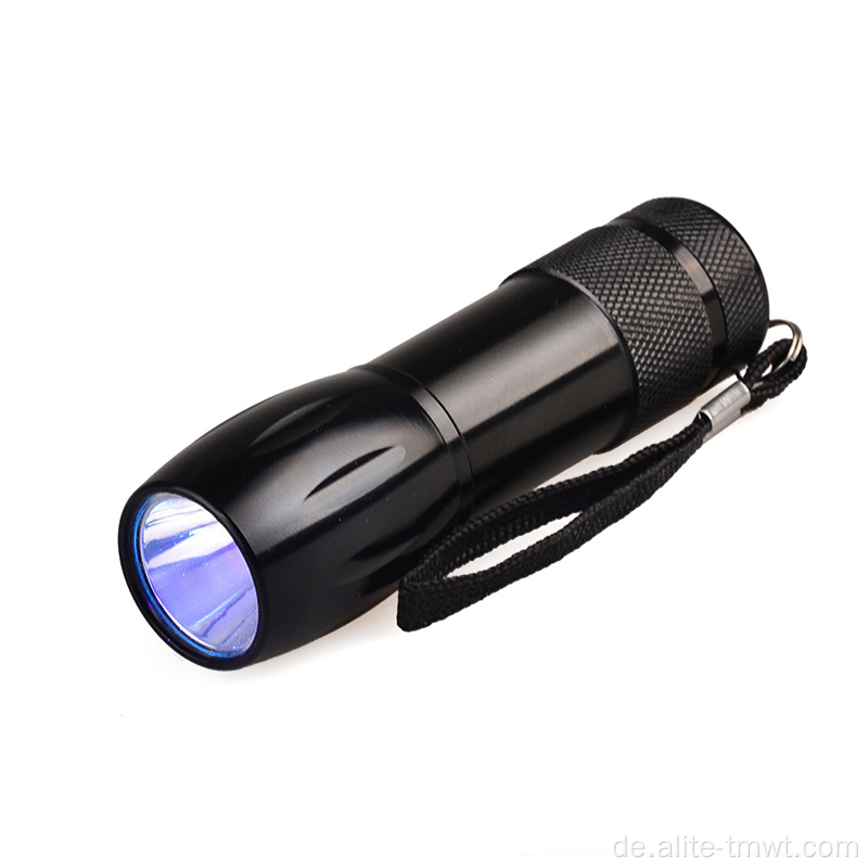 Aluminium Blacklight UV Torch Taschenlampe