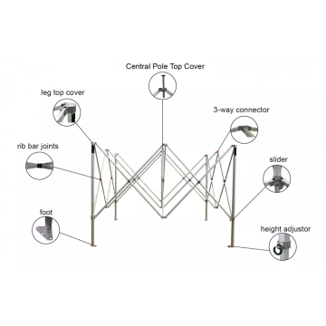 Tent de tente pop-up nue de 15 kg nue