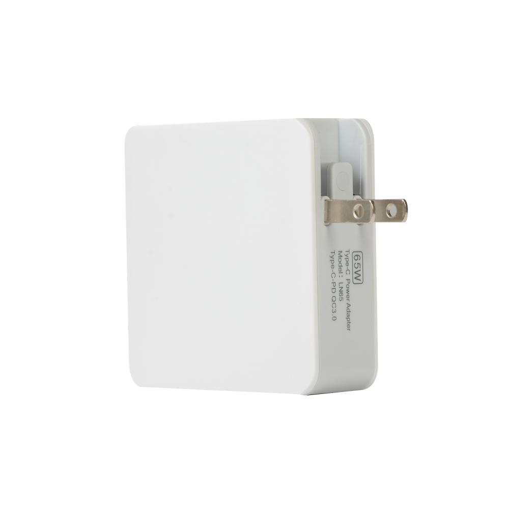 PD 65W QC3.0 Cargador de pared USB rápido