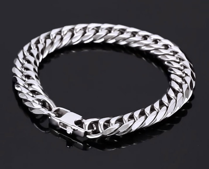 mens link bracelet