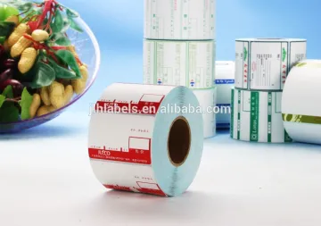 Hot sale supermarket E-scale price direct thermal self adhesive label 38*56 retail pricing labels