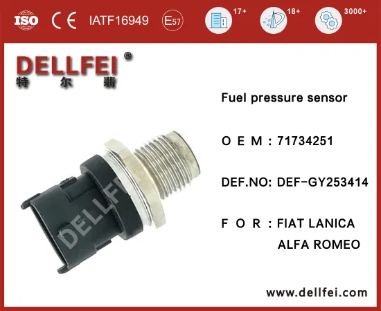 Common Rail Fuel Pressure Sensor 71734251 for FIAT,ALFA ROMEO,LANICA