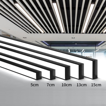 144W Ceiling Linear Light Aluminium Profile Pendant for Decoration